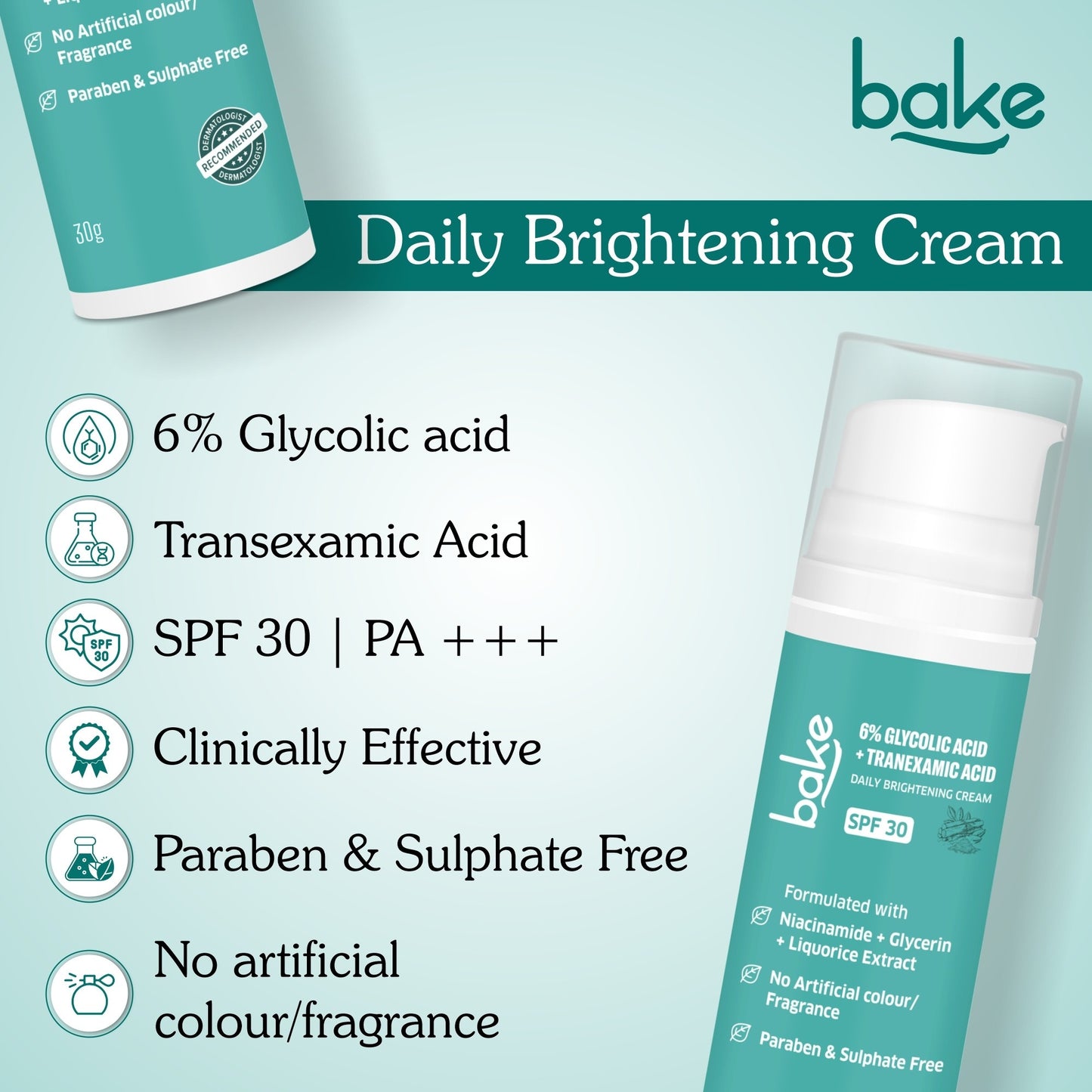6% Glycolic Acid + Tranexamic Acid Cream