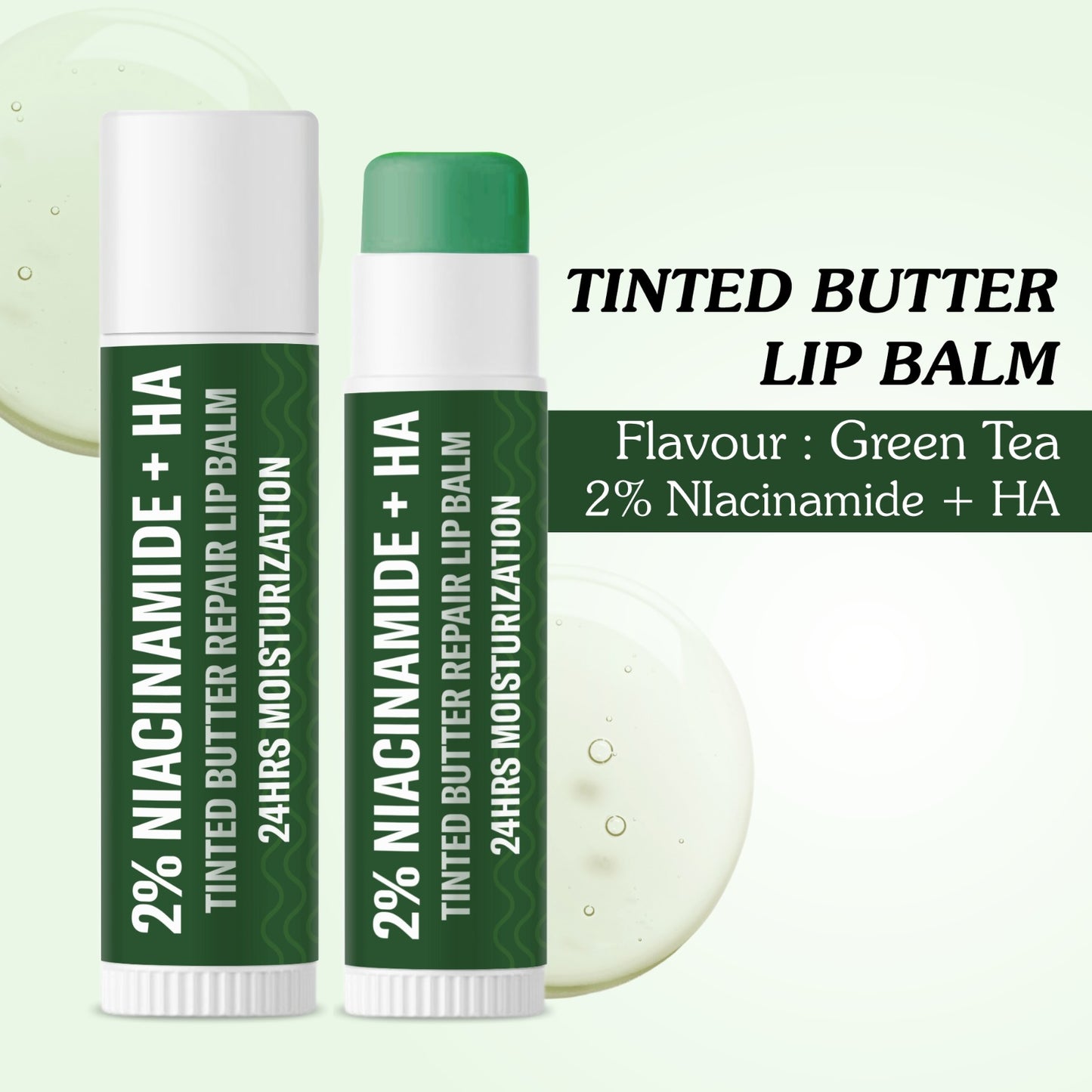 2% Niacinamide + Hyaluronic Acid Tinted Butter Brightening Lip Balm For Dark & Pigmented Lips