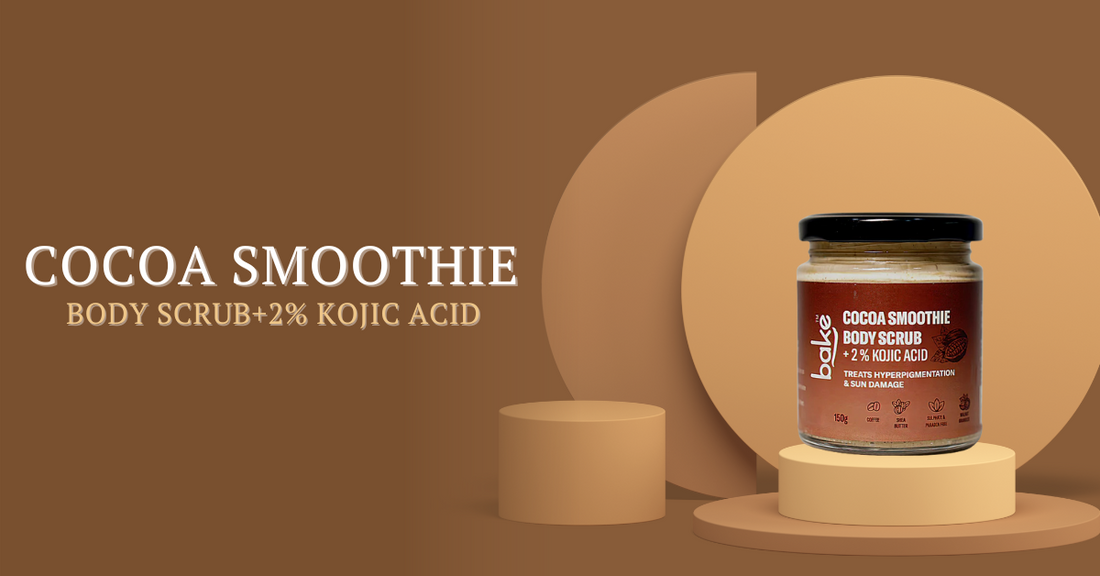 BAKE 2% Kojic Acid Cocoa Smoothie Body Scrub: Your Ultimate Solution for Hydrated, Radiant Skin