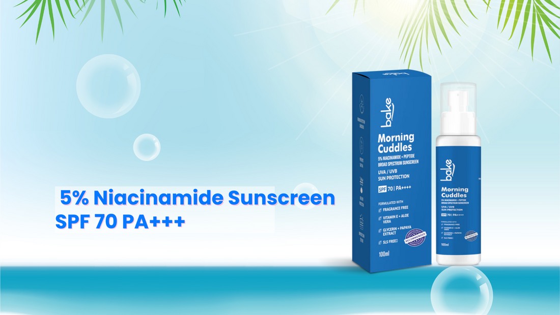 Ultimate Sun Protection: BAKE 5% Niacinamide Sunscreen SPF 70 PA+++