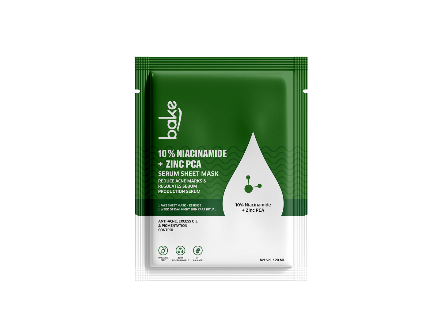 10% Niacinamide + Zinc PCA Serum Sheet Mask