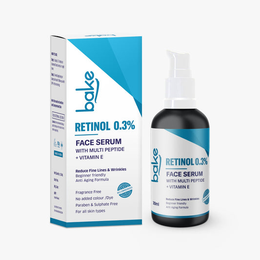 0.3% Retinol Face Serum with 2% Multi peptides - Beginner Friendly