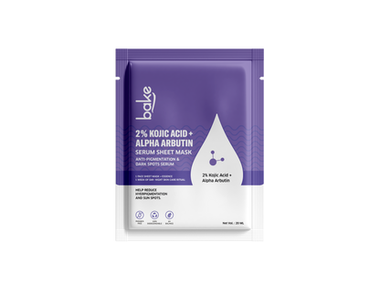 2% Kojic Acid + Alpha Arbutin Serum Sheet Mask