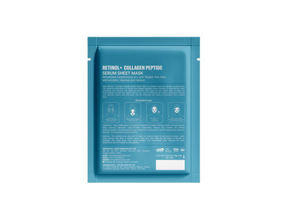 Retinol + Collagen Peptide Serum Sheet Mask
