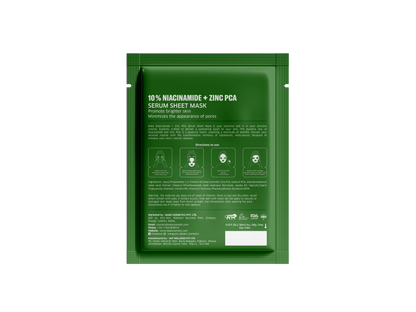 10% Niacinamide + Zinc PCA Serum Sheet Mask