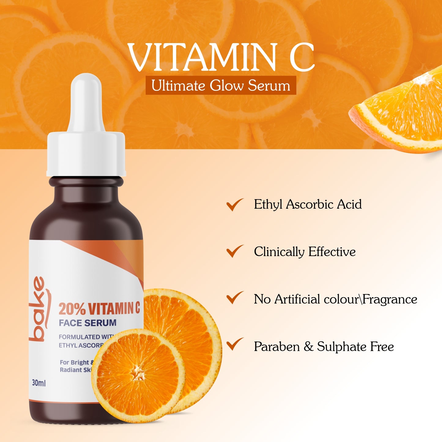 20% Vitamin C Face Serum - 30ml