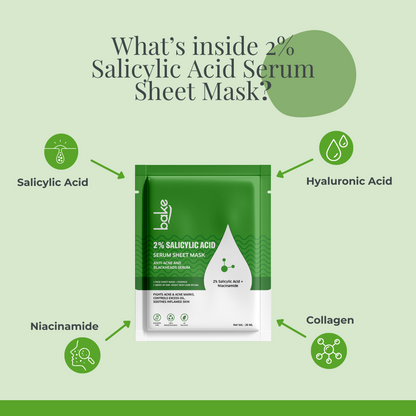 2% Salicylic Acid Serum Sheet Mask