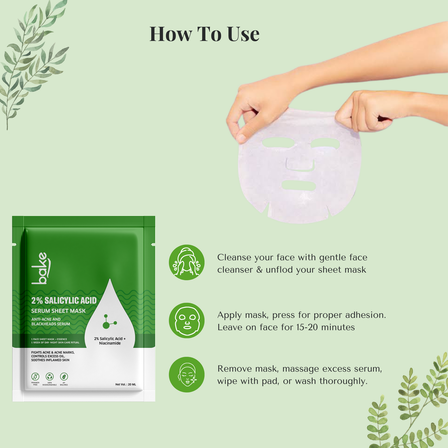 2% Salicylic Acid Serum Sheet Mask