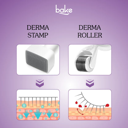 Derma Stamp with Stainless Steel Adjustable Needles 0.25mm to 3mm | 140 Microneedling Stamp