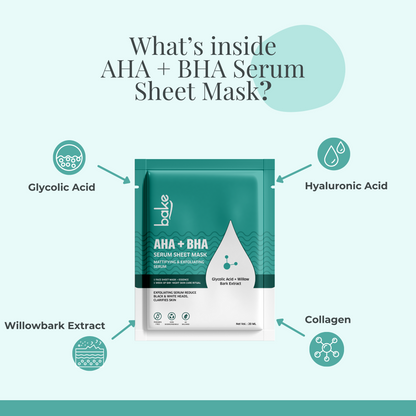 AHA + BHA Serum Sheet Mask