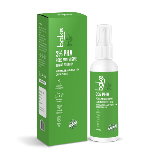 3% PHA Toner with Gluconolactone & Niacinamide for Minimising & Tightening Open Pores, Acne & Oil Control