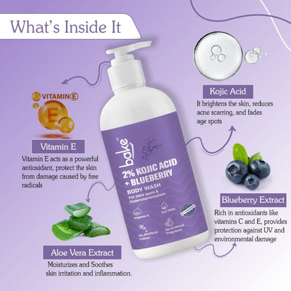 2% Kojic Acid + Blueberry Body Wash