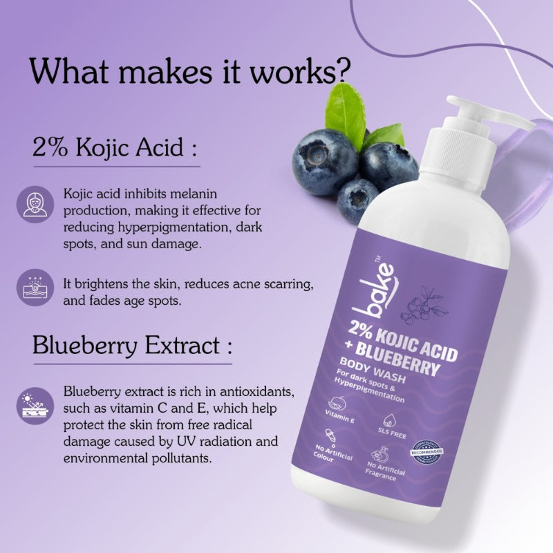 2% Kojic Acid + Blueberry Body Wash