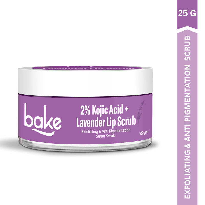 2% Kojic Acid Lavender Lip Scrub