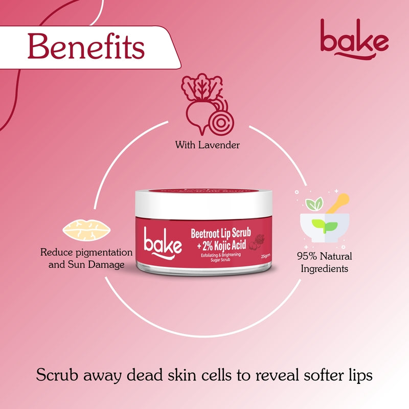 Kojic Acid Beetroot Lip Scrub