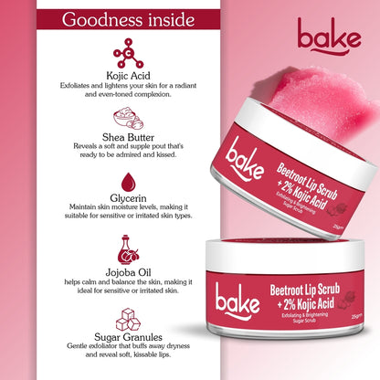 Kojic Acid Beetroot Lip Scrub