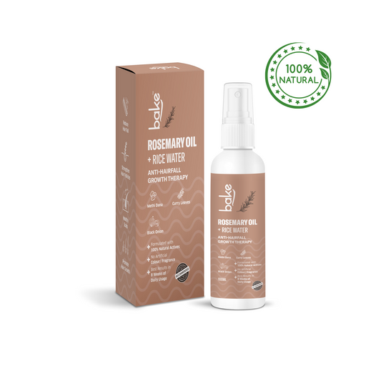 Rosemary Oil + Rice Watre Hair Growth Serum Spray