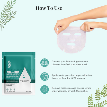 AHA + BHA Serum Sheet Mask