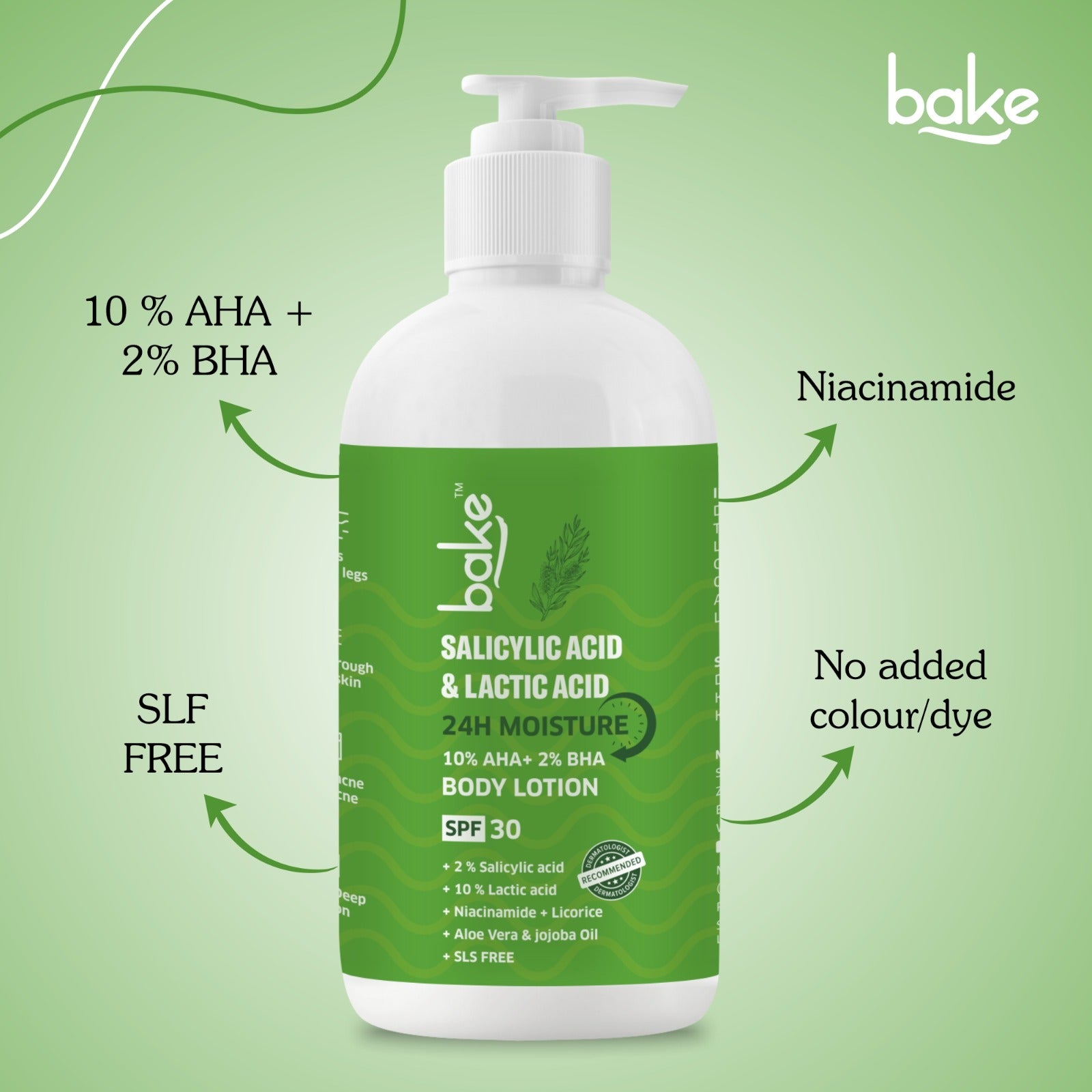 10% AHA + 2% BHA Body Lotion SPF 30 PA+++