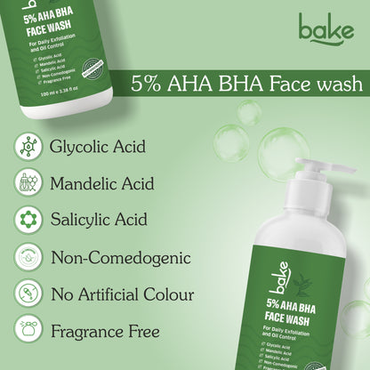 5% AHA BHA Face Wash