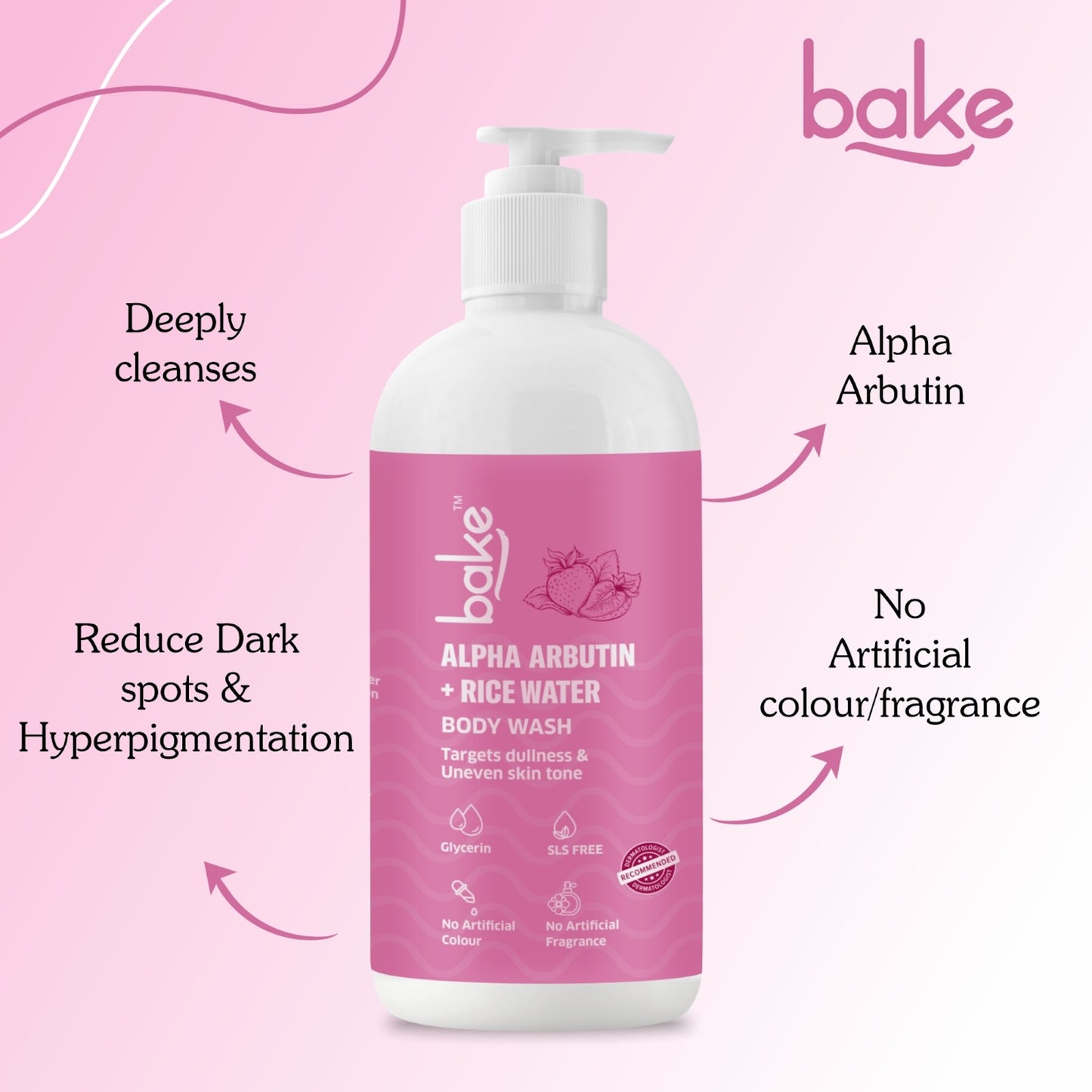 Alpha Arbutin + Rice Water Body Wash