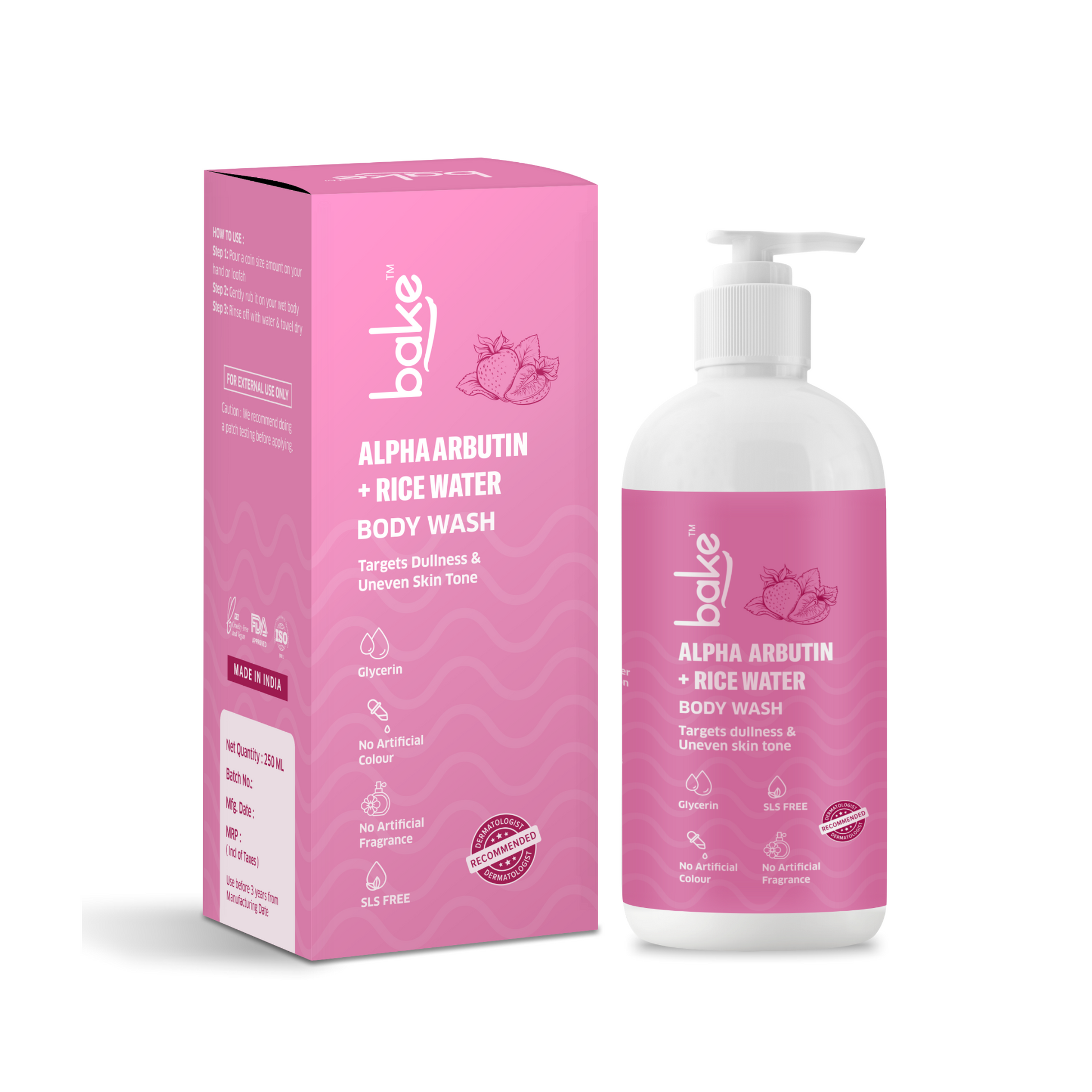 Alpha Arbutin + Rice Water Body Wash