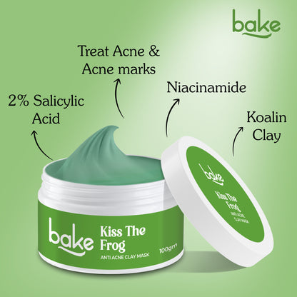 Anti Acne Clay Mask with 2% Salicylic Acid & Niacinamide