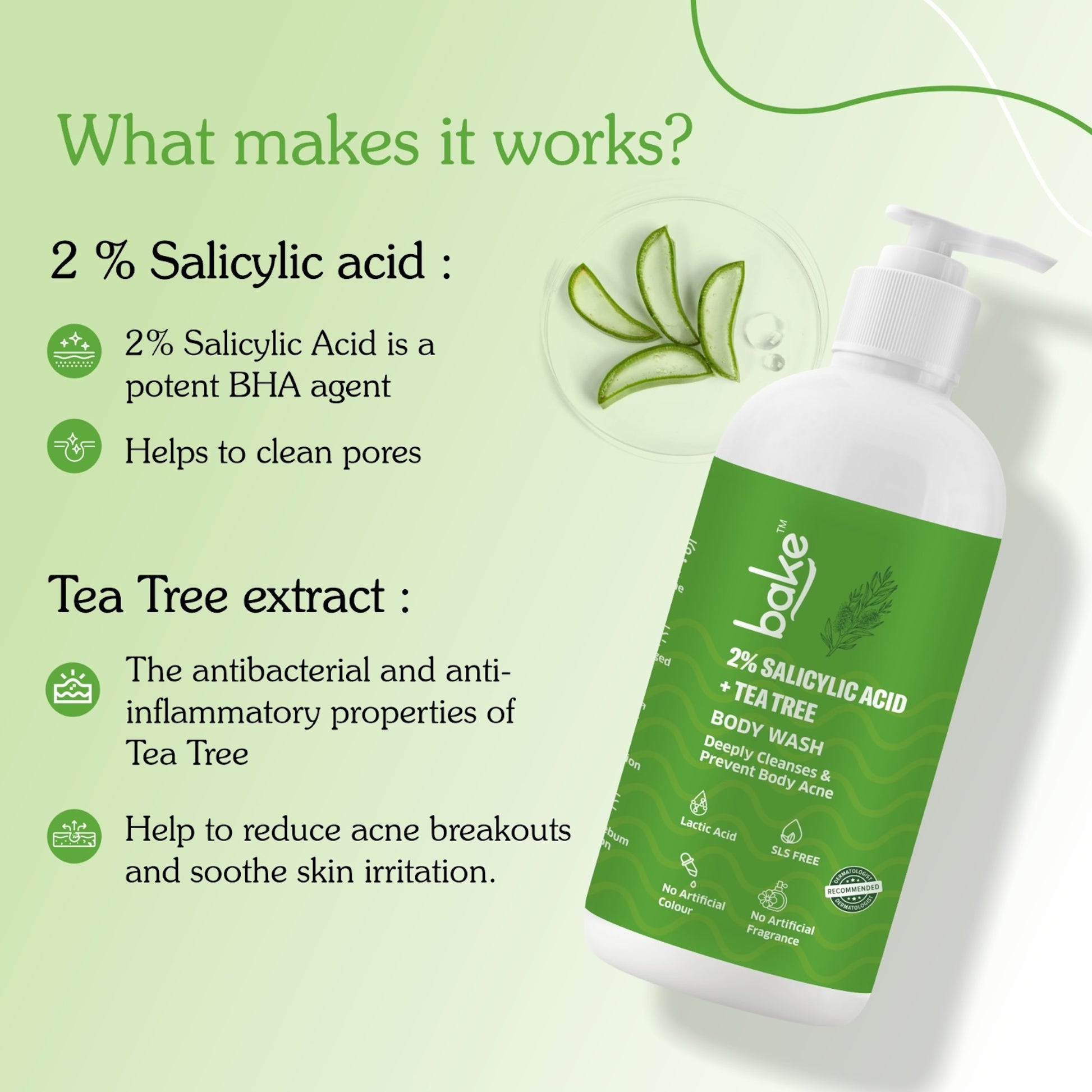 2% Salicylic Acid + Tea Tree Body Wash