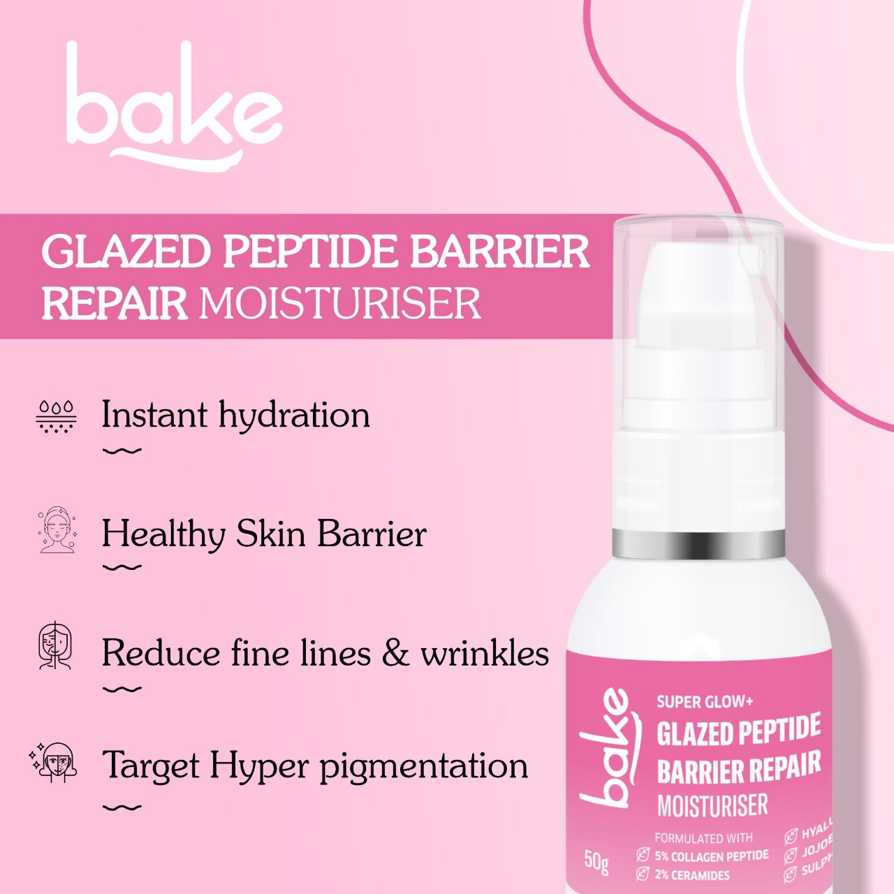 GLAZED PEPTIDE BARRIER REPAIR MOISTURIZER