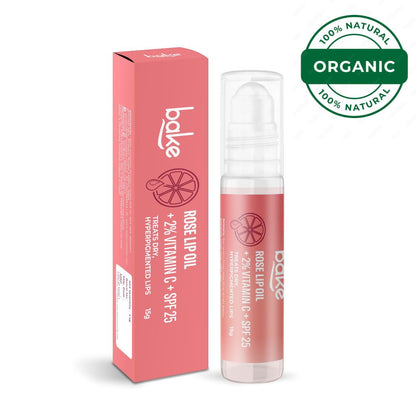 2% VITAMIN C ROSE LIP OIL WITH SPF 25